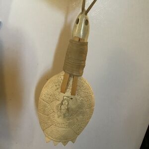 Indigenous turtle carving